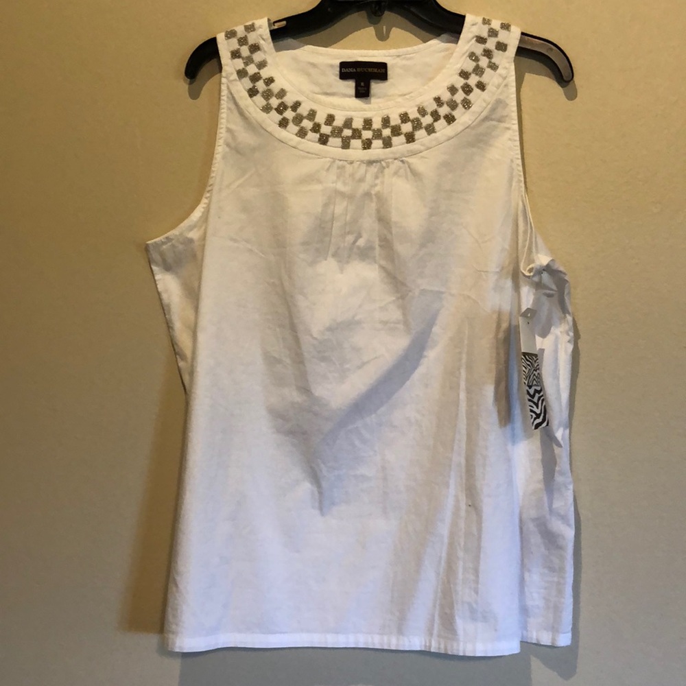NWT Dana Bachman Sleeveless Blouse